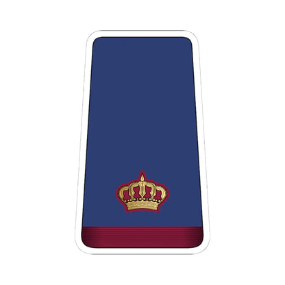10. QEAF MAJ (Qatar) (Military Rank) STICKER Vinyl Kiss-Cut Decal 6 Inch White - The Sticker Space