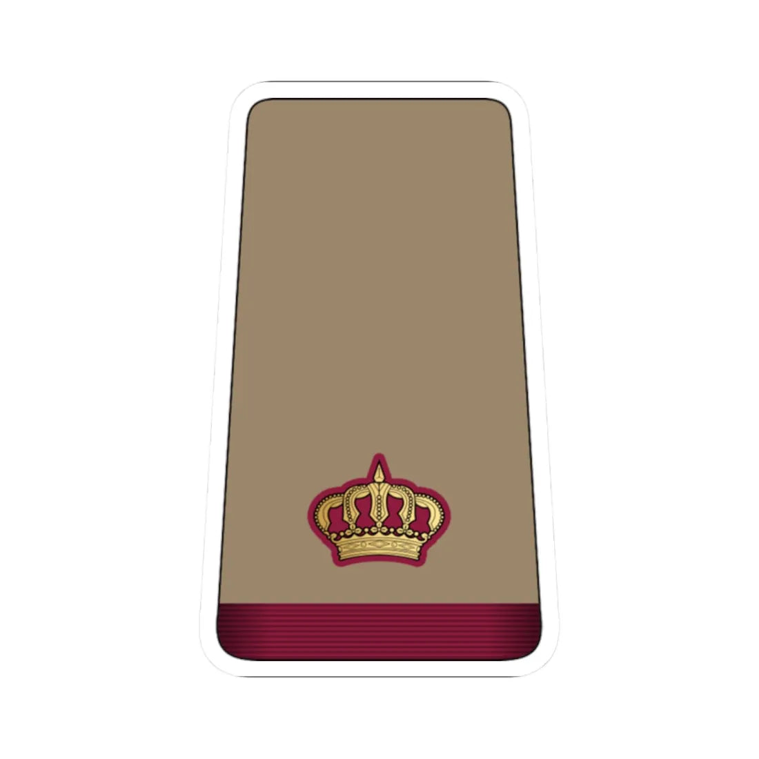 10. QELF MAJ (Qatar) (Military Rank) STICKER Vinyl Kiss-Cut Decal 2 Inch White - The Sticker Space