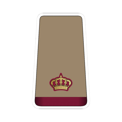 10. QELF MAJ (Qatar) (Military Rank) STICKER Vinyl Kiss-Cut Decal 3 Inch White - The Sticker Space