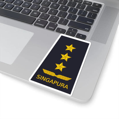 10 RSAF OF08 (Singapore) (Military Rank) STICKER Vinyl Kiss-Cut Decal - The Sticker Space