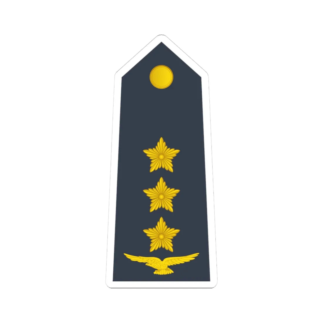 10 Somali Air Force CPT (Mali) (Military Rank) STICKER Vinyl Kiss-Cut Decal 3 Inch White - The Sticker Space