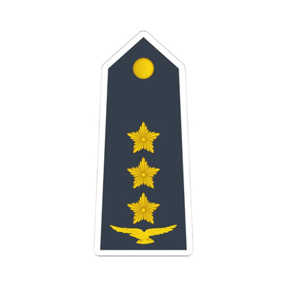 10 Somali Air Force CPT (Mali) (Military Rank) STICKER Vinyl Kiss-Cut Decal 4 Inch White - The Sticker Space