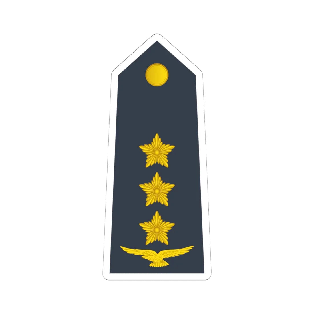 10 Somali Air Force CPT (Mali) (Military Rank) STICKER Vinyl Kiss-Cut Decal 6 Inch White - The Sticker Space