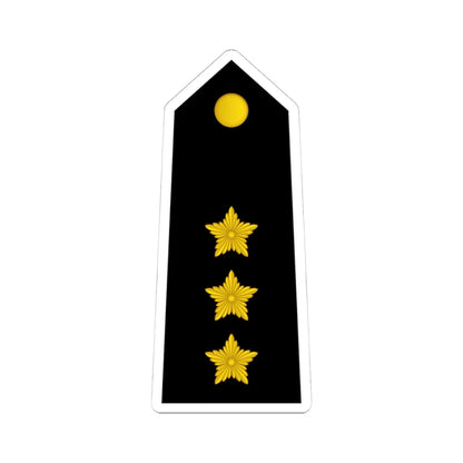 10 Somali Navy CPT (Mali) (Military Rank) STICKER Vinyl Kiss-Cut Decal 4 Inch White - The Sticker Space