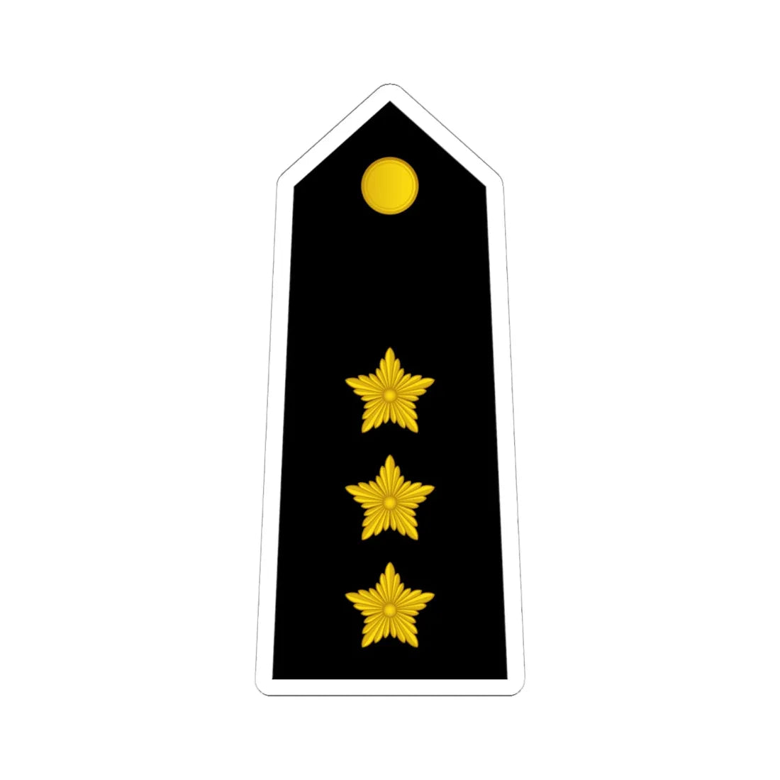 10 Somali Navy CPT (Mali) (Military Rank) STICKER Vinyl Kiss-Cut Decal 6 Inch White - The Sticker Space