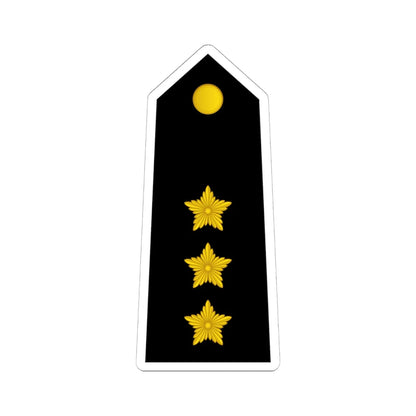 10 Somali Navy CPT (Mali) (Military Rank) STICKER Vinyl Kiss-Cut Decal 6 Inch White - The Sticker Space