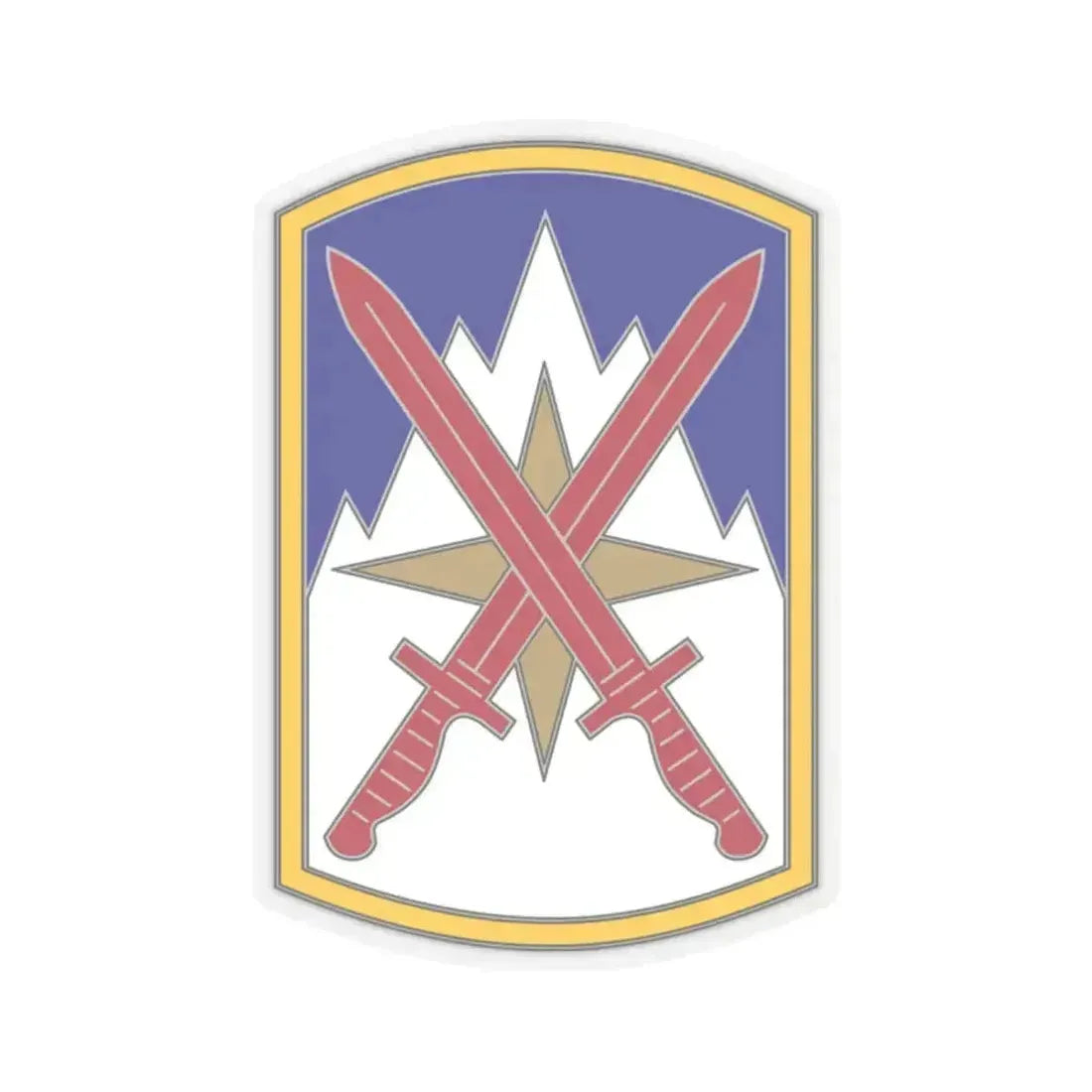 10 Sustainment Brigade (U.S. Army) STICKER Vinyl Kiss-Cut Decal 2 Inch Transparent - The Sticker Space