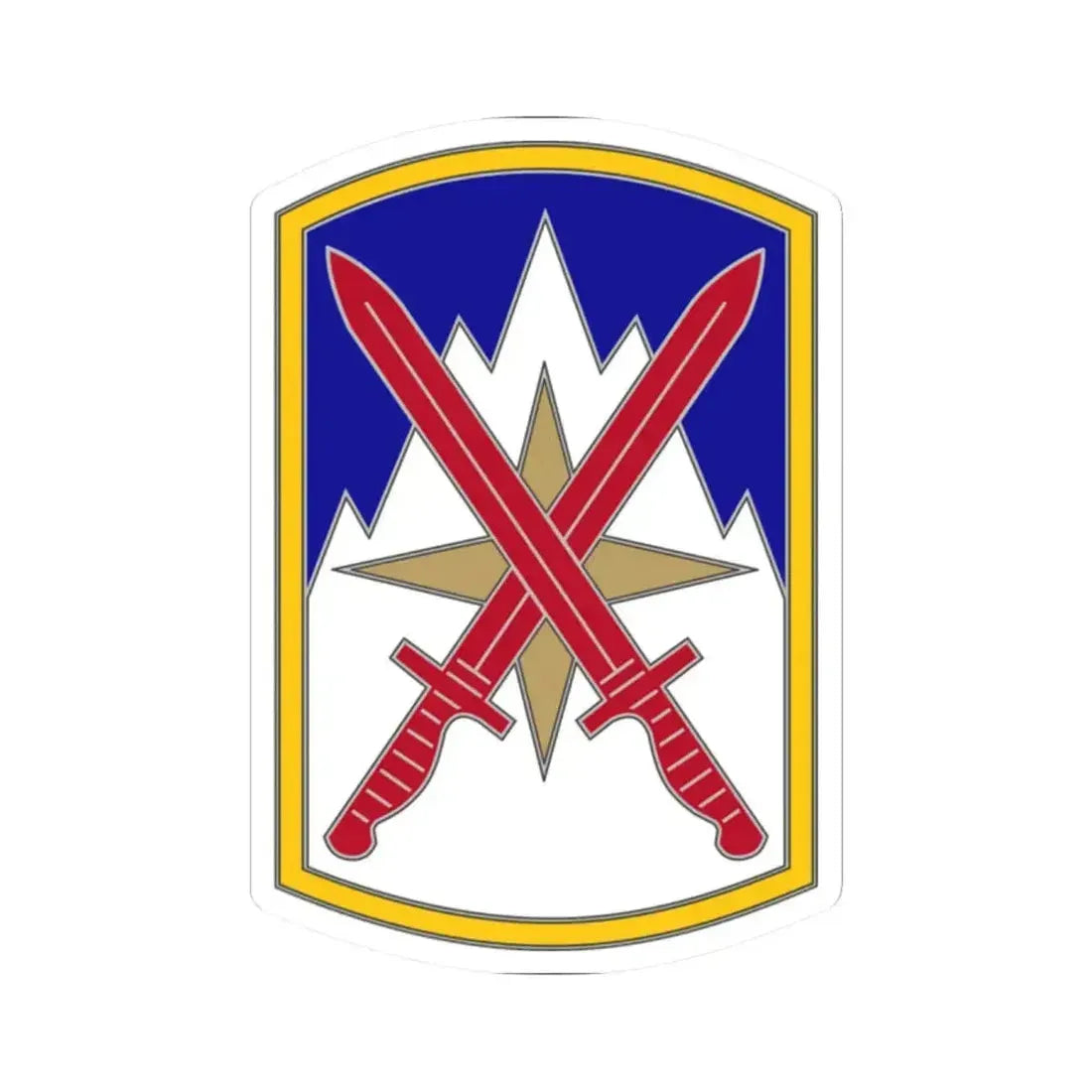10 Sustainment Brigade (U.S. Army) STICKER Vinyl Kiss-Cut Decal 2 Inch White - The Sticker Space