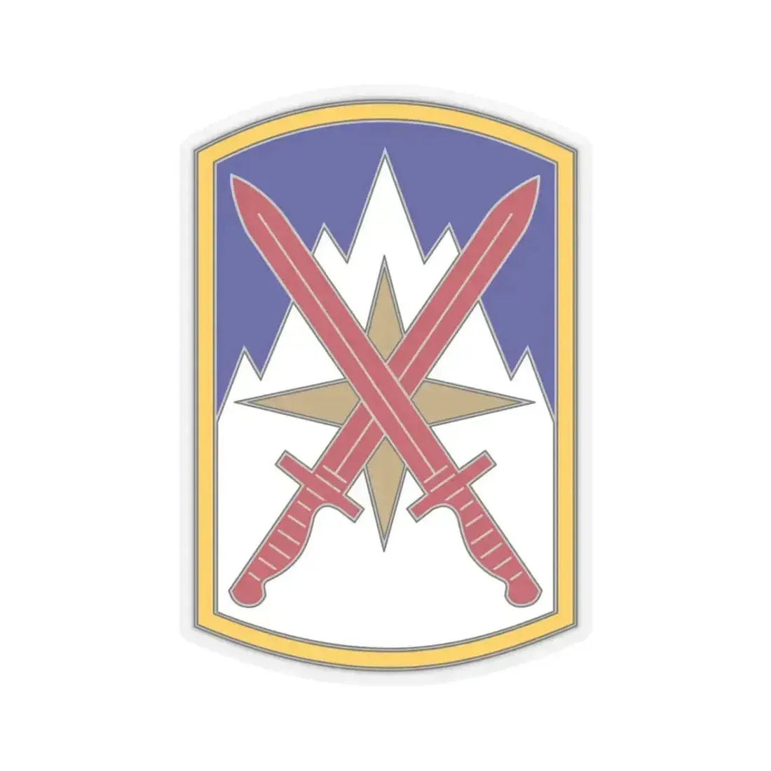 10 Sustainment Brigade (U.S. Army) STICKER Vinyl Kiss-Cut Decal 3 Inch Transparent - The Sticker Space
