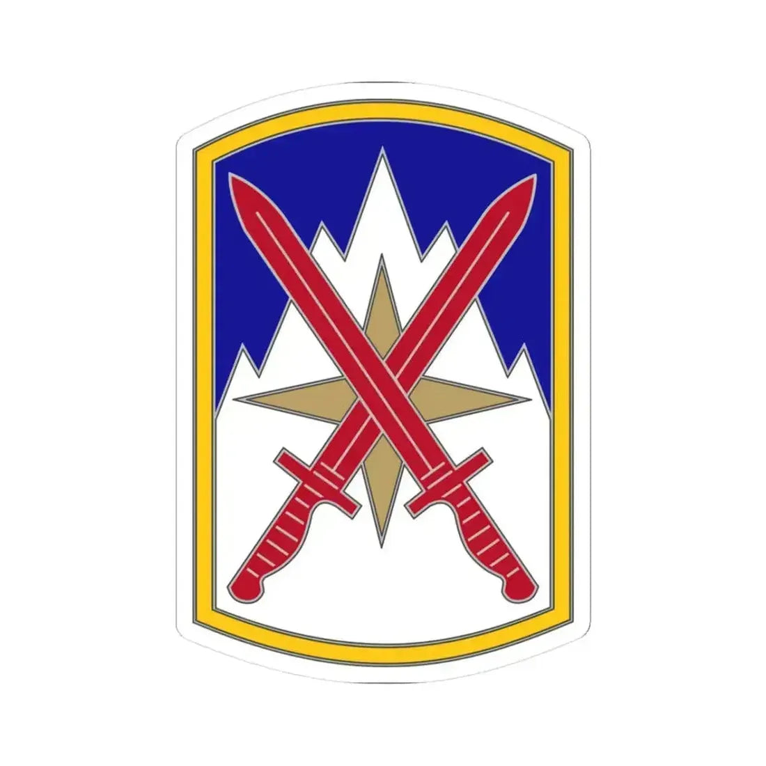 10 Sustainment Brigade (U.S. Army) STICKER Vinyl Kiss-Cut Decal 3 Inch White - The Sticker Space