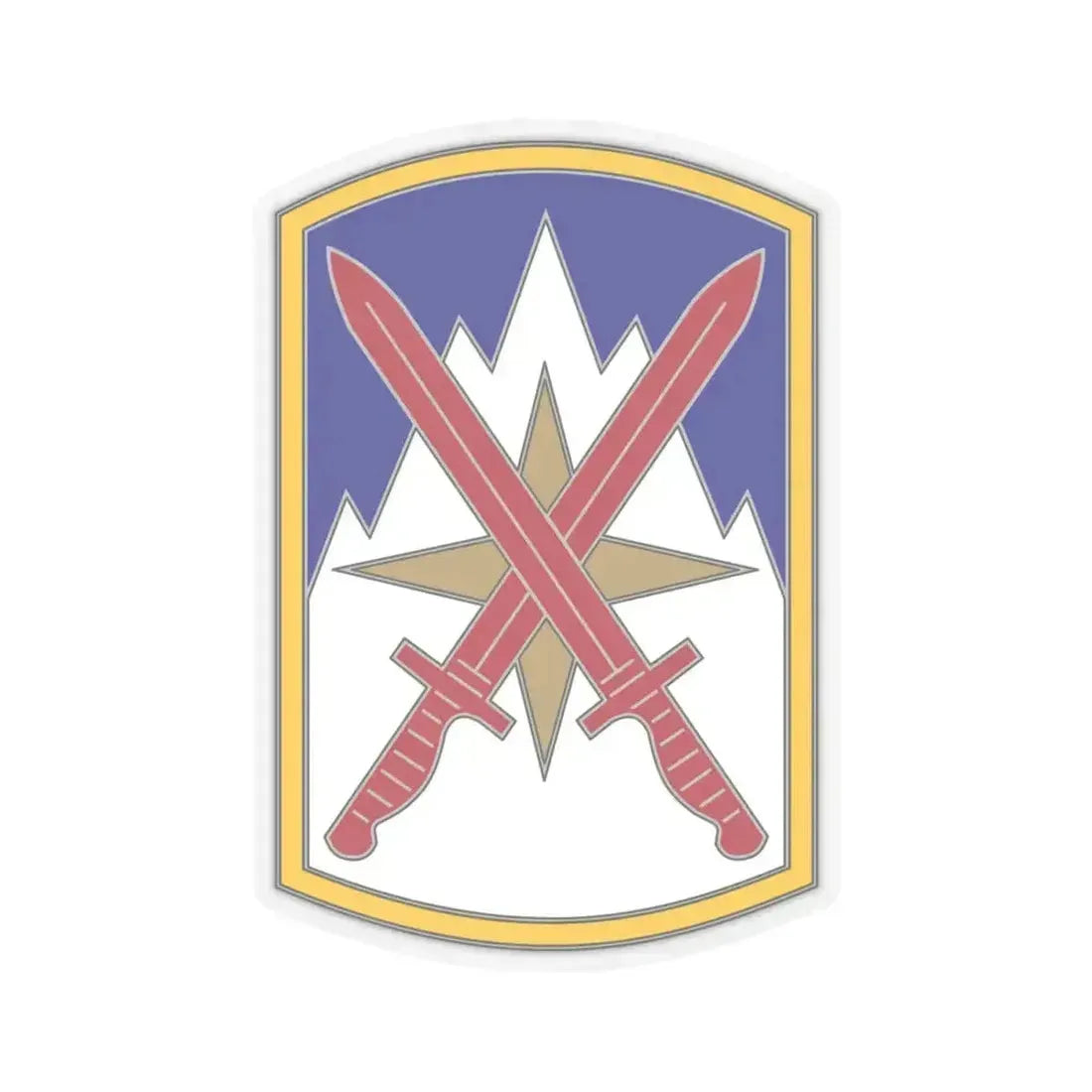 10 Sustainment Brigade (U.S. Army) STICKER Vinyl Kiss-Cut Decal 4 Inch Transparent - The Sticker Space