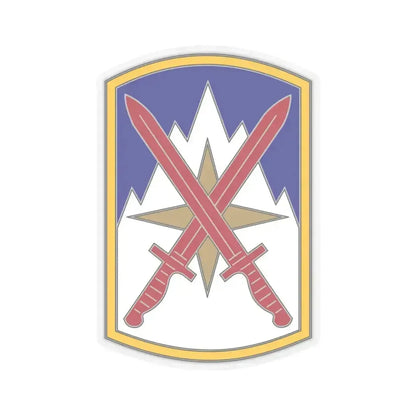 10 Sustainment Brigade (U.S. Army) STICKER Vinyl Kiss-Cut Decal 4 Inch Transparent - The Sticker Space