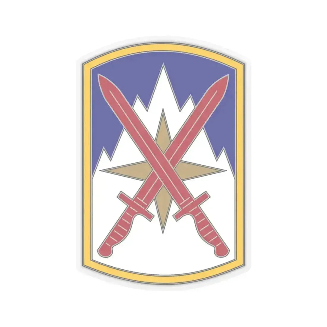 10 Sustainment Brigade (U.S. Army) STICKER Vinyl Kiss-Cut Decal 6 Inch Transparent - The Sticker Space