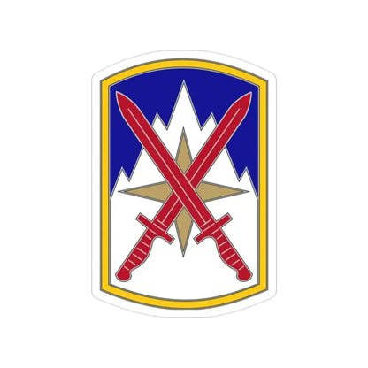 10 Sustainment Brigade (U.S. Army) Transparent STICKER Die-Cut Vinyl Decal 2 Inch - The Sticker Space