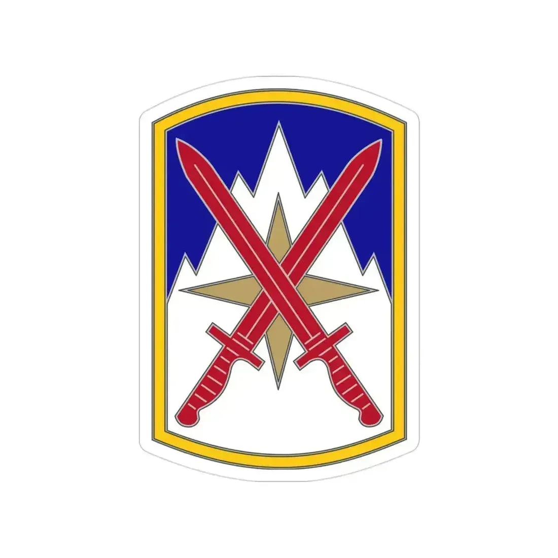 10 Sustainment Brigade (U.S. Army) Transparent STICKER Die-Cut Vinyl Decal 3 Inch - The Sticker Space