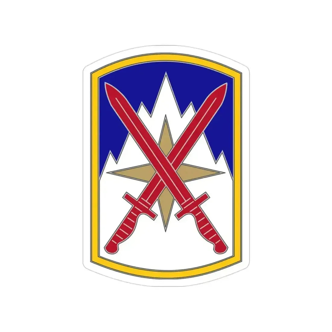 10 Sustainment Brigade (U.S. Army) Transparent STICKER Die-Cut Vinyl Decal 3 Inch - The Sticker Space