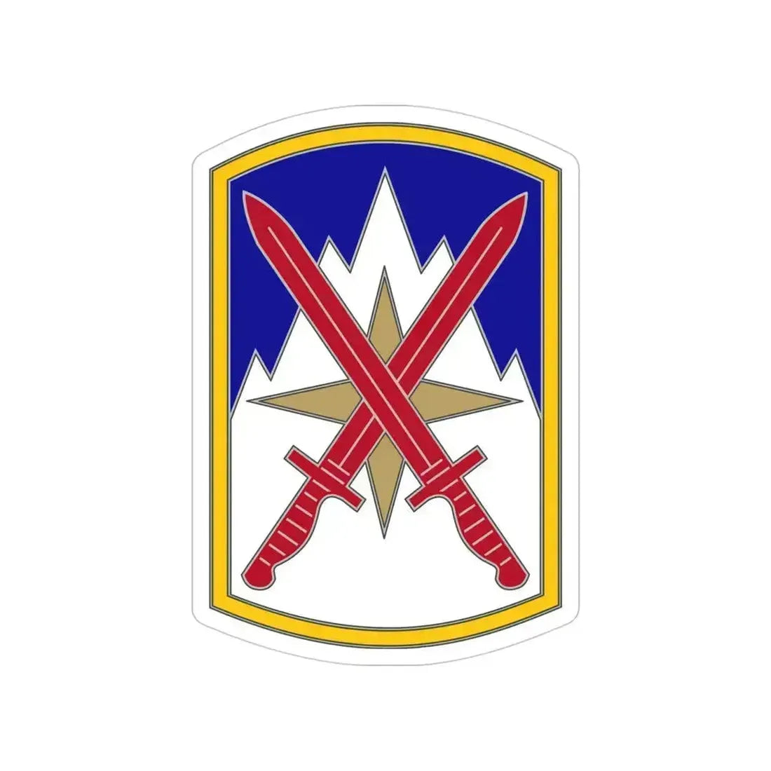 10 Sustainment Brigade (U.S. Army) Transparent STICKER Die-Cut Vinyl Decal 4 Inch - The Sticker Space