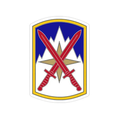 10 Sustainment Brigade (U.S. Army) Transparent STICKER Die-Cut Vinyl Decal 4 Inch - The Sticker Space