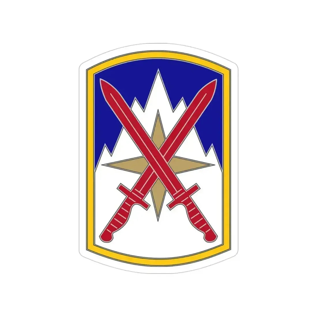 10 Sustainment Brigade (U.S. Army) Transparent STICKER Die-Cut Vinyl Decal 4 Inch - The Sticker Space