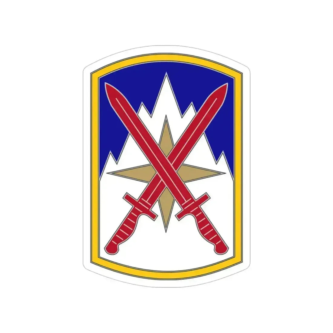 10 Sustainment Brigade (U.S. Army) Transparent STICKER Die-Cut Vinyl Decal 5 Inch - The Sticker Space