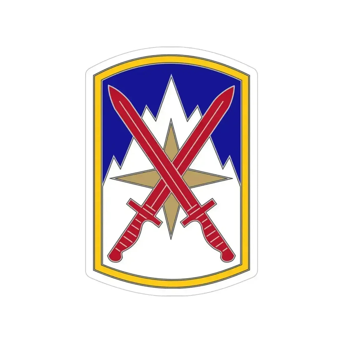 10 Sustainment Brigade (U.S. Army) Transparent STICKER Die-Cut Vinyl Decal 6 Inch - The Sticker Space