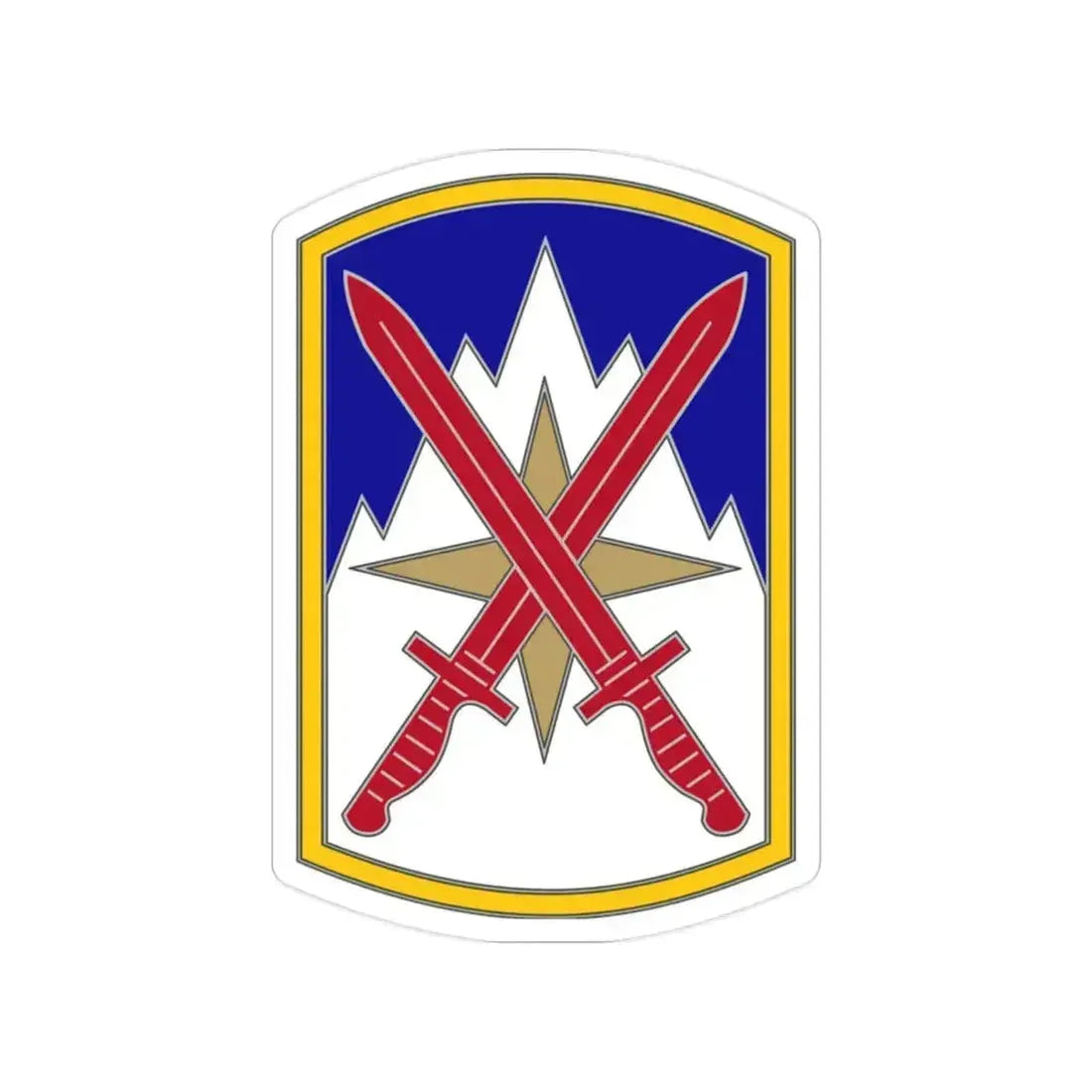 10 Sustainment Brigade (U.S. Army) Transparent STICKER Die-Cut Vinyl Decal - The Sticker Space