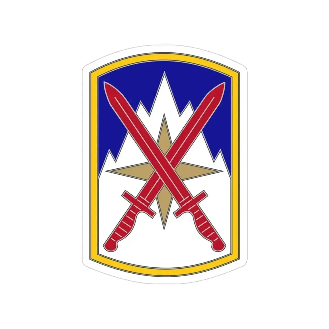 10 Sustainment Brigade (U.S. Army) Transparent STICKER Die-Cut Vinyl Decal - The Sticker Space