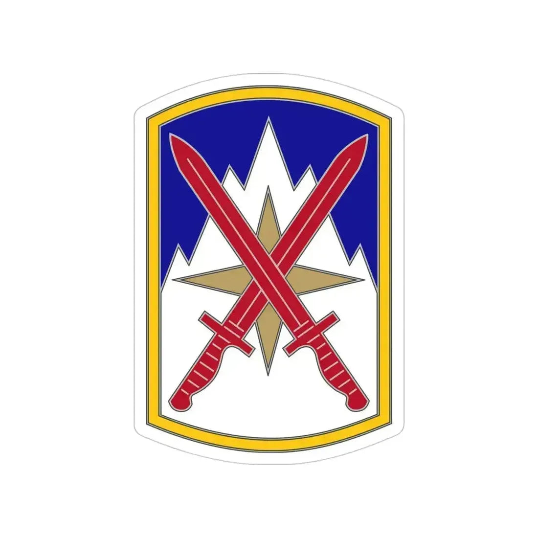 10 Sustainment Brigade (U.S. Army) Transparent STICKER Die-Cut Vinyl Decal - The Sticker Space