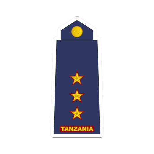 10 Tanzania Air Force CPT (Tanzania) (Military Rank) STICKER Vinyl Kiss-Cut Decal 2 Inch White - The Sticker Space