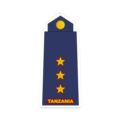 10 Tanzania Air Force CPT (Tanzania) (Military Rank) STICKER Vinyl Kiss-Cut Decal 3 Inch White - The Sticker Space