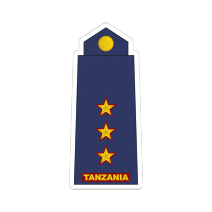 10 Tanzania Air Force CPT (Tanzania) (Military Rank) STICKER Vinyl Kiss-Cut Decal 6 Inch White - The Sticker Space