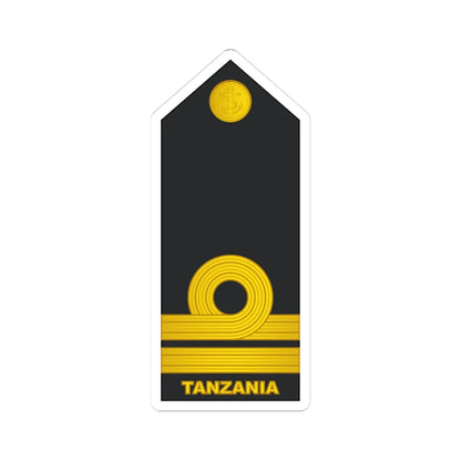 10 Tanzania Navy LT (Tanzania) (Military Rank) STICKER Vinyl Kiss-Cut Decal 3 Inch White - The Sticker Space