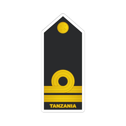 10 Tanzania Navy LT (Tanzania) (Military Rank) STICKER Vinyl Kiss-Cut Decal 6 Inch White - The Sticker Space