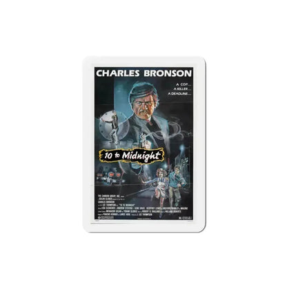 10 to Midnight 1983 Movie Poster Refrigerator Magnet 3 Inch - The Sticker Space