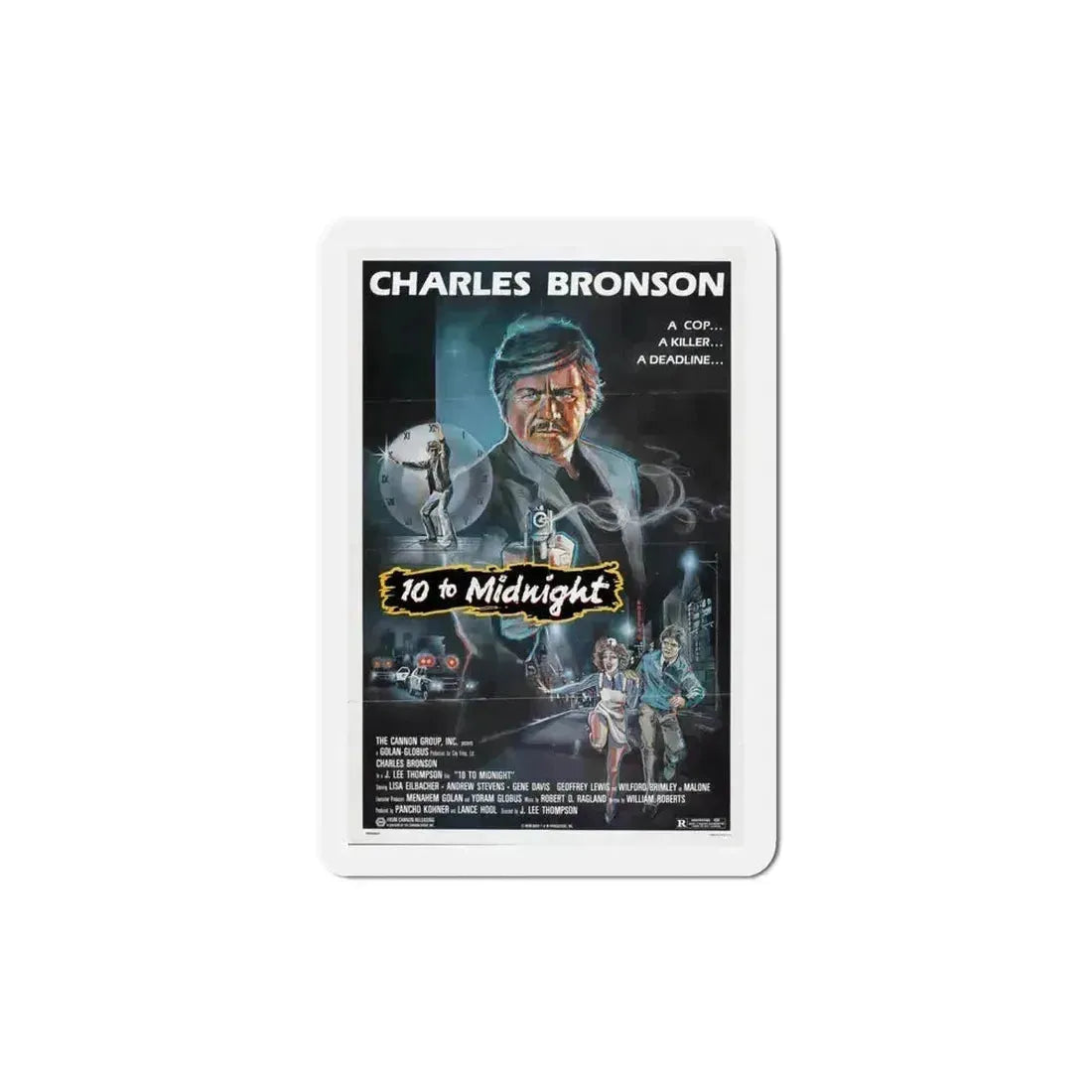 10 to Midnight 1983 Movie Poster Refrigerator Magnet - The Sticker Space