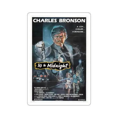 10 to Midnight 1983 Movie Poster STICKER Vinyl Die-Cut Decal 2 Inch - The Sticker Space