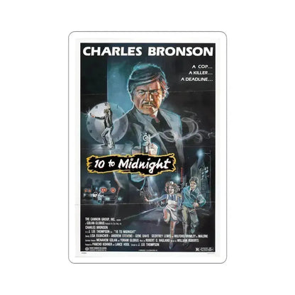 10 to Midnight 1983 Movie Poster STICKER Vinyl Die-Cut Decal 4 Inch - The Sticker Space