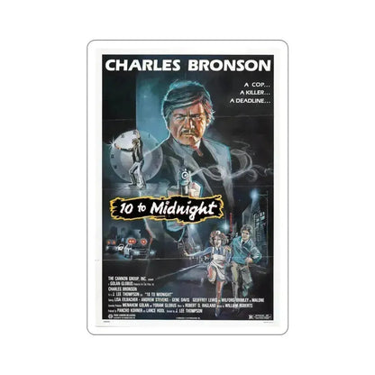 10 to Midnight 1983 Movie Poster STICKER Vinyl Die-Cut Decal 6 Inch - The Sticker Space