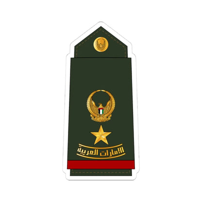 10 UAEA LTC (United Arab Emirates) (Military Rank) STICKER Vinyl Kiss-Cut Decal 4 Inch White - The Sticker Space