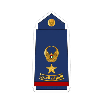 10 UAEAF LTC (United Arab Emirates) (Military Rank) STICKER Vinyl Kiss-Cut Decal 6 Inch White - The Sticker Space