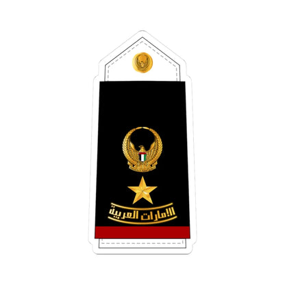10 UAEN LTC (United Arab Emirates) (Military Rank) STICKER Vinyl Kiss-Cut Decal 3 Inch White - The Sticker Space