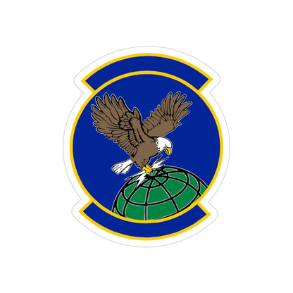 100 Aircraft Maintenance Squadron USAFE (U.S. Air Force) REVERSE PRINT Transparent STICKER-3" × 3"-The Sticker Space