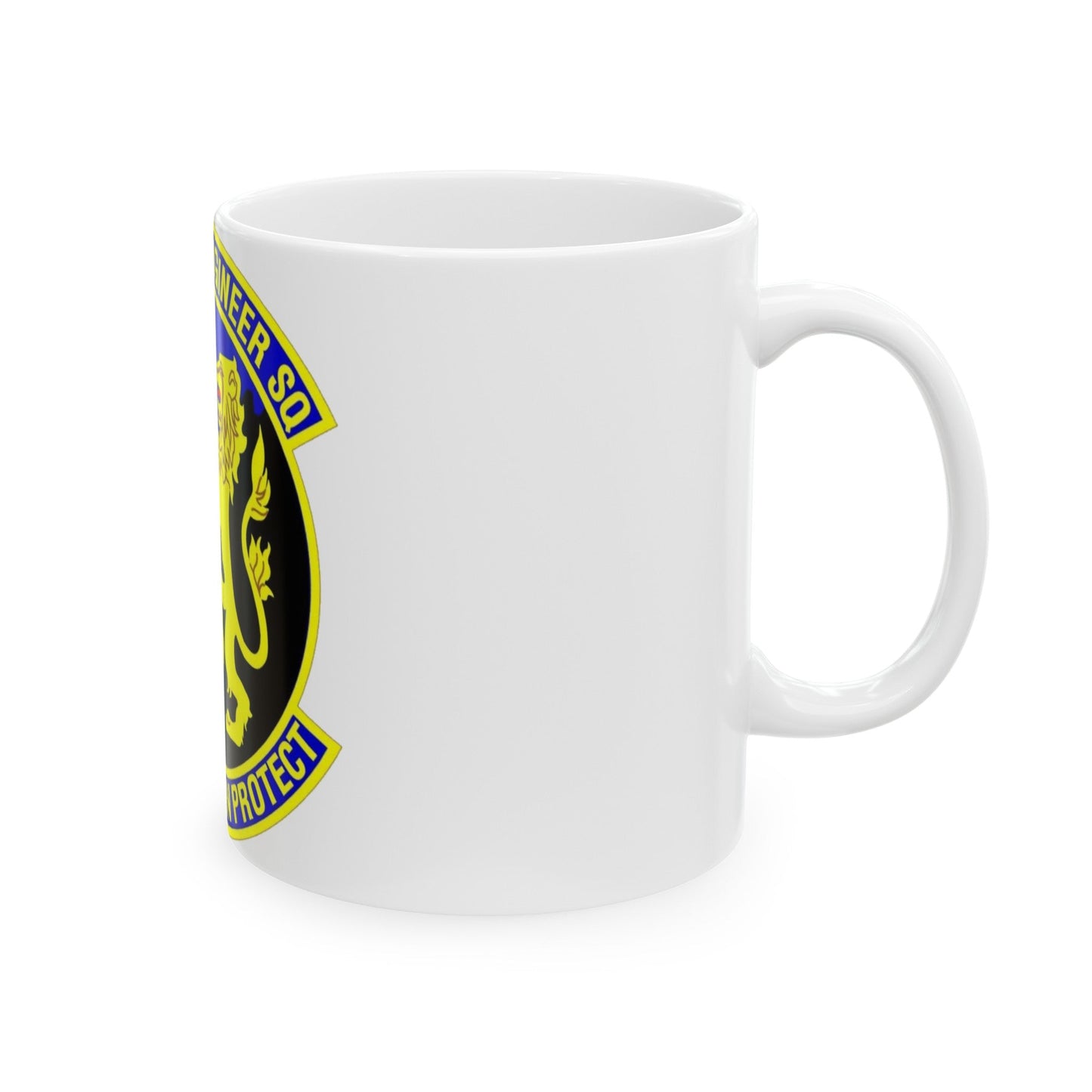 100 Civil Engineer Squadron USAFE (U.S. Air Force) White Coffee Mug-The Sticker Space