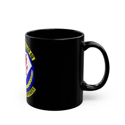 100 Comptroller Squadron USAFE (U.S. Air Force) Black Coffee Mug-The Sticker Space