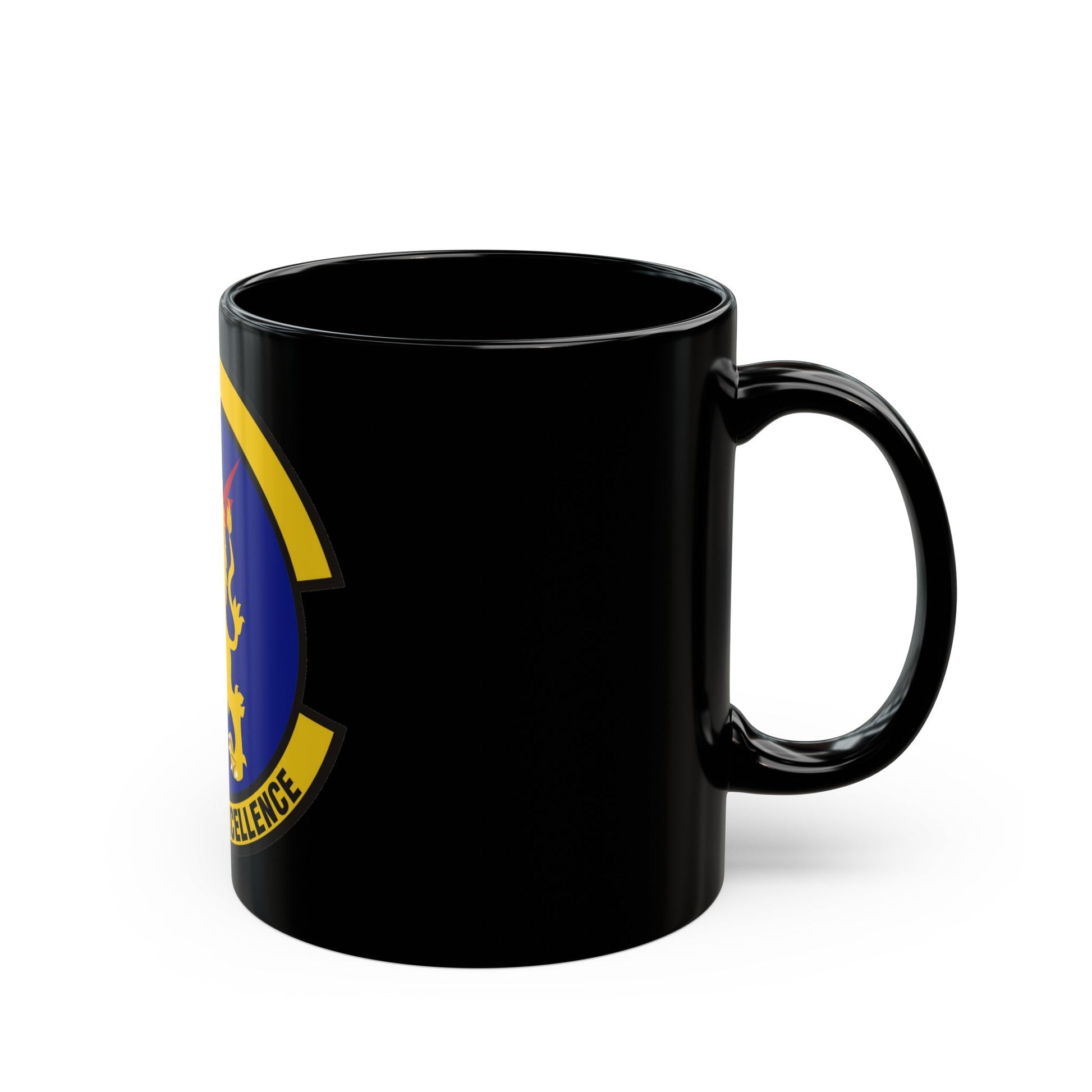 100 Logistics Readiness Squadron USAFE (U.S. Air Force) Black Coffee Mug-The Sticker Space