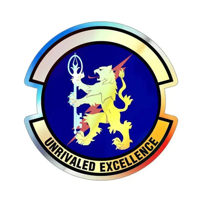 100 Logistics Readiness Squadron USAFE (U.S. Air Force) Holographic STICKER Die-Cut Vinyl Decal 4 Inch Holographic - The Sticker Space