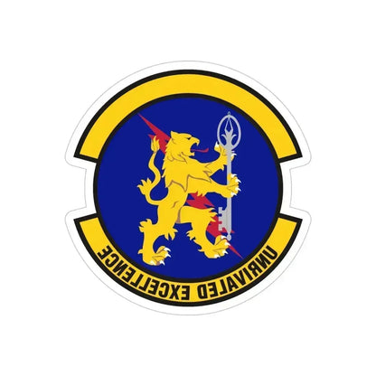 100 Logistics Readiness Squadron USAFE (U.S. Air Force) REVERSE PRINT Transparent Die-Cut STICKER 6 Inch Die-Cut Transparent - The Sticker Space