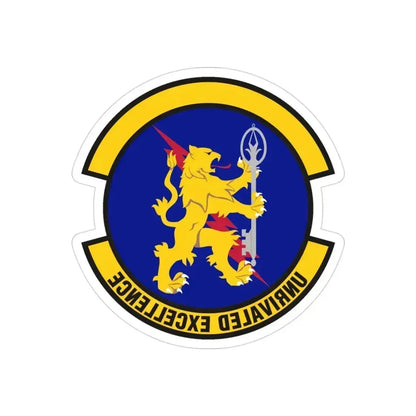 100 Logistics Readiness Squadron USAFE (U.S. Air Force) REVERSE PRINT Transparent Die-Cut STICKER - The Sticker Space