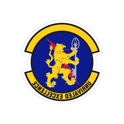 100 Logistics Readiness Squadron USAFE (U.S. Air Force) REVERSE PRINT Transparent Die-Cut STICKER - The Sticker Space