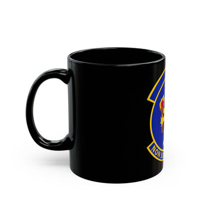 100 Operations Support Squadron USAFE (U.S. Air Force) Black Coffee Mug-The Sticker Space